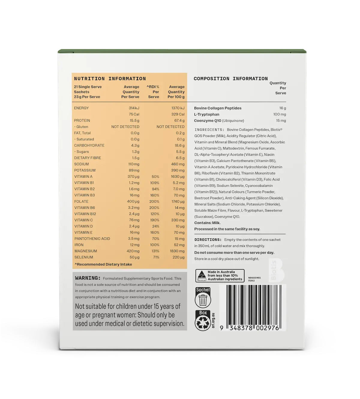 High Protein Prebiotic Drink (21 x serves)